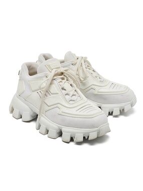 Prada Cloud Bust Thunder Off-White Chunky Platform Sneakers